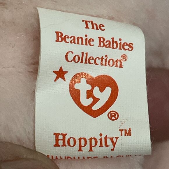 TY Lot of 6 1990s Retired Bunny Beanie Babies Floppity Hippie Nibbler Hippity - Picture 12 of 15